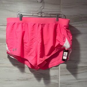 Under Armour Pink Athletic Shorts Size XXL NWT
